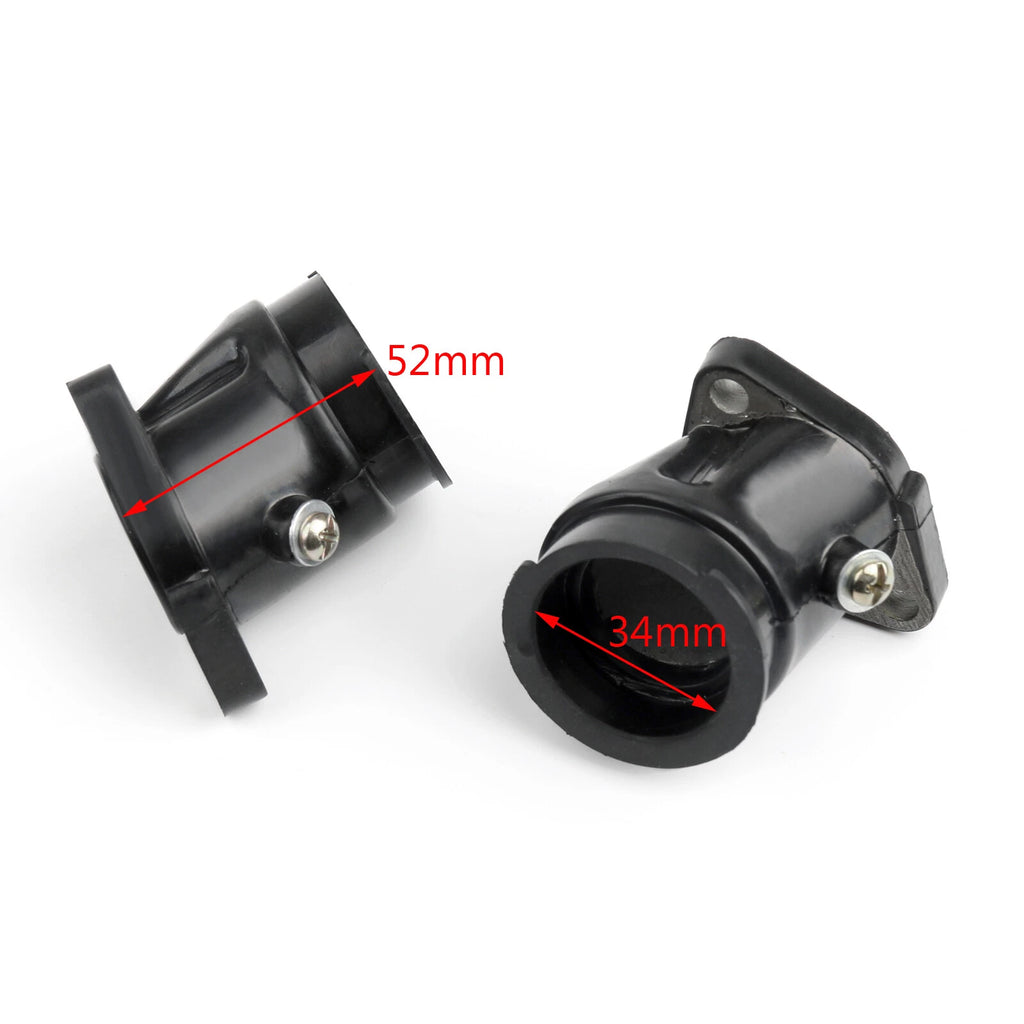 2X Carburetor Intake Manifold Boot Pipe for Honda Rebel CA250 CMX250 (T9)