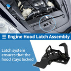 Hood Latch Assembly for Volkswagen Touareg (2002–2010) 6Q0823480A