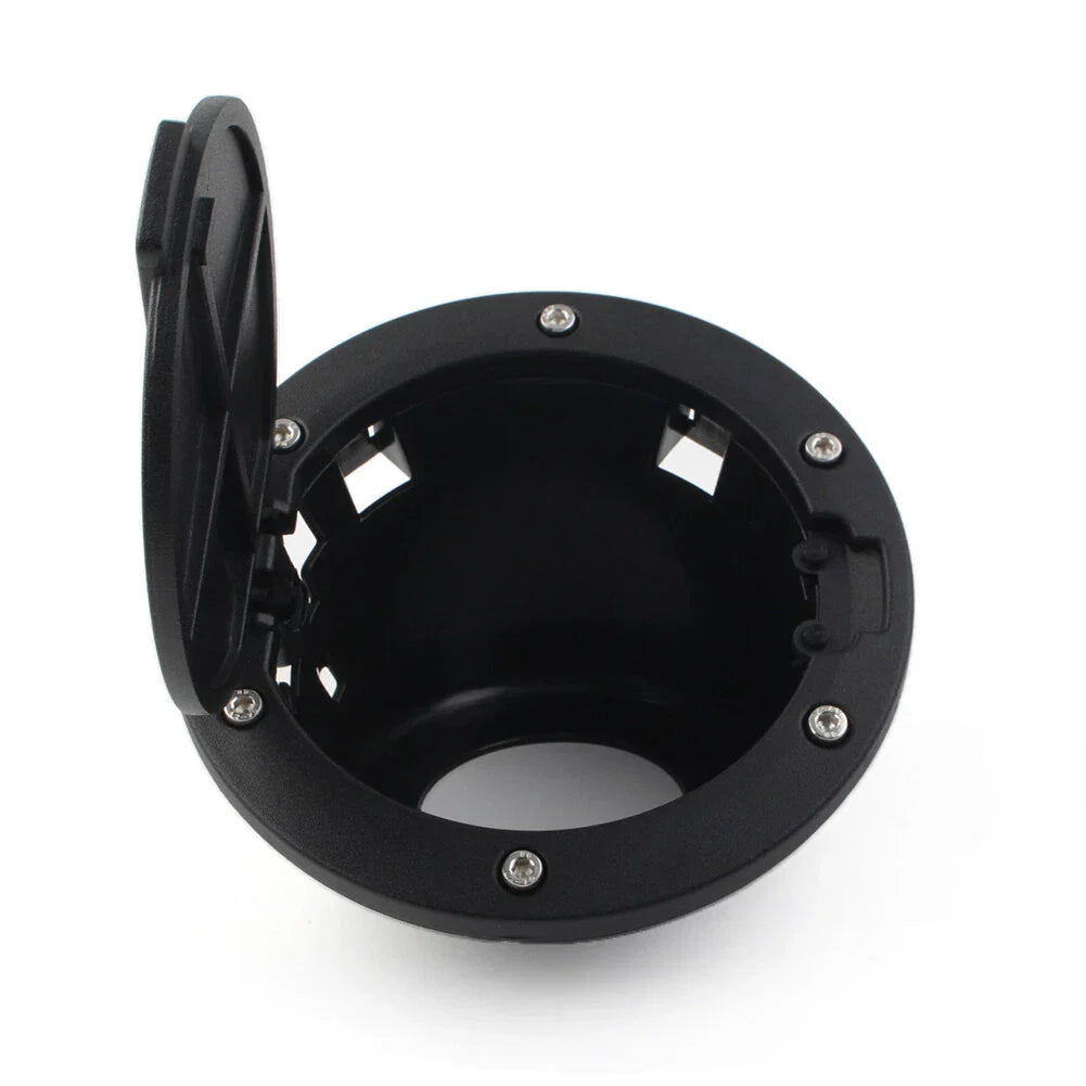 Black Fuel Filler Door Cover for Jeep Wrangler JK (2007-2017)