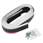 2.5M White Lower Lip Protector Strip Bumper Guard for Car (No Year Specified)