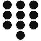 Set of 10 Natural Lambskin Wool Buffing Pads for Car Detailing