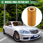Set of 2 Engine Oil Filters for Mercedes C216 W221 (2007–2013) No. 2751800009
