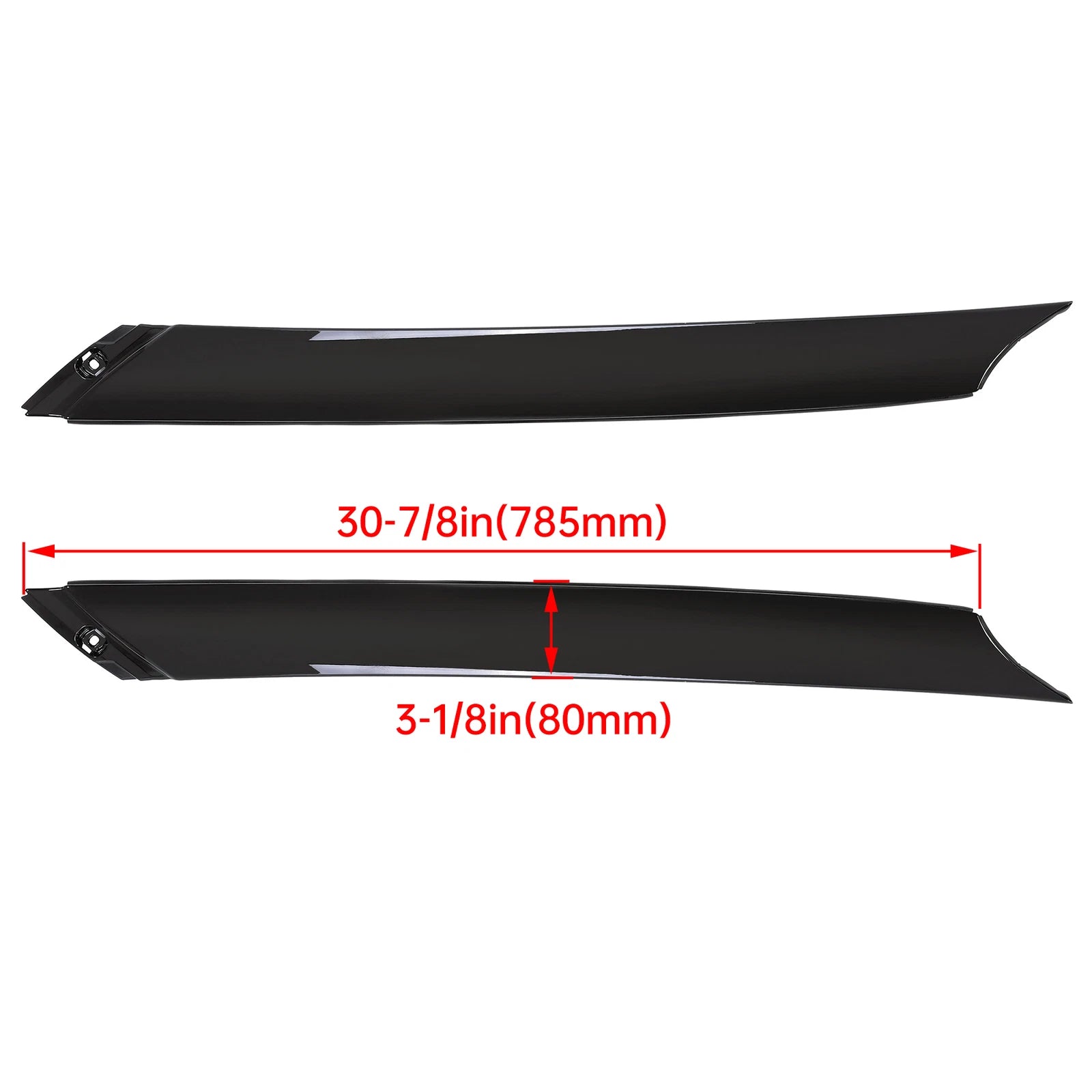 Set of 2 Windshield A Pillar Trim Molding for Hyundai Veloster (2012-2017)