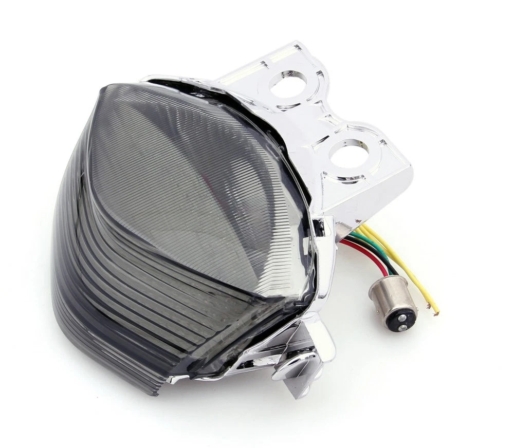 Integrated LED TailLight Turn Signals for Kawasaki Ninja 650R (2006–2008) Smoke