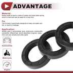 Set of 5 Rotary Shaft Oil Seals 33x50x10mm Nitrile Rubber 672668828670