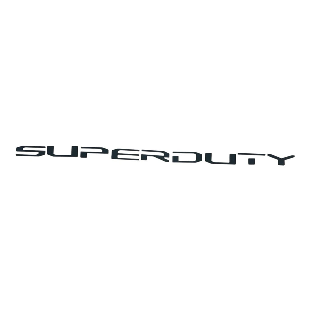 Matte Black Tailgate Insert Letters for 2025 Ford Super Duty Platinum