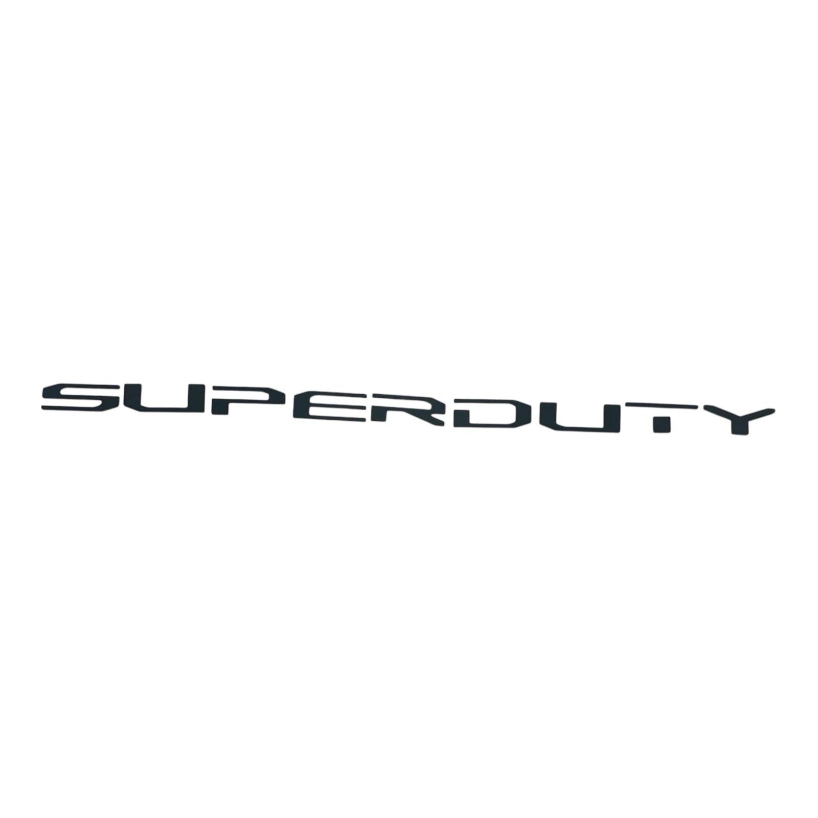 Matte Black Tailgate Insert Letters for 2025 Ford Super Duty Platinum