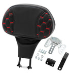 Backrest Pad for Harley Street Road Glide (1988–2023) Black Red
