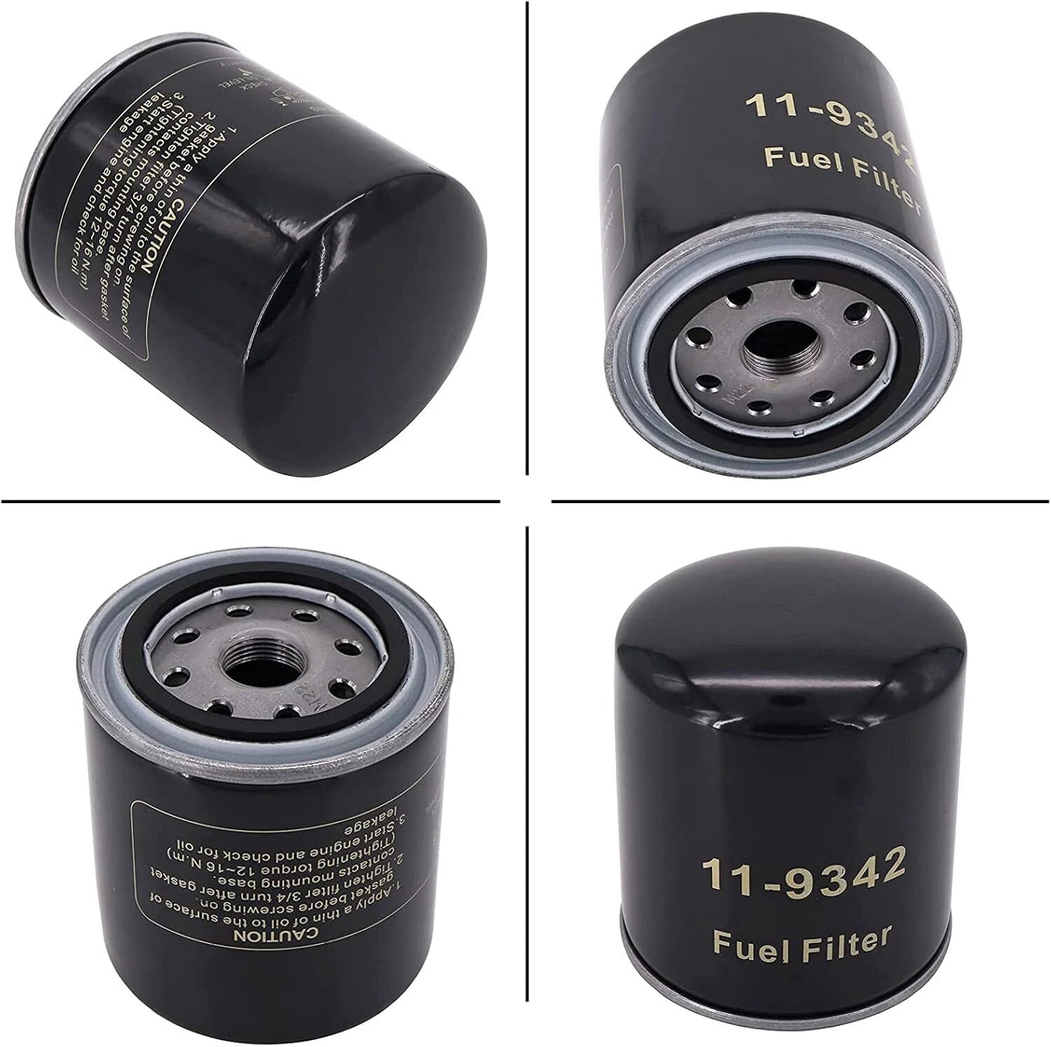 Fuel Filter Set of 2 for Thermo King Tripac APU or Evolution (11-6182, 11-9059, 11-9342)