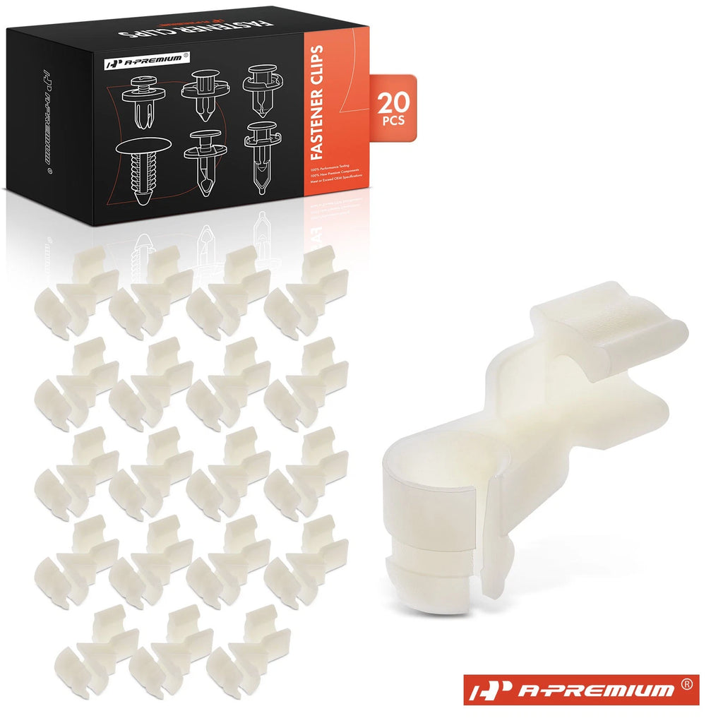 8.5mm Nylon Door Handle Lock Rod End Clips Retainer for Toyota (20Pcs) (2000-2000)