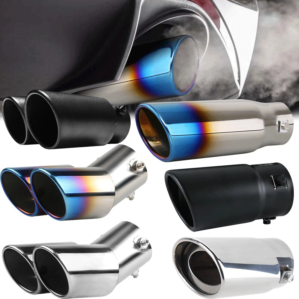 Stainless Steel Exhaust Pipe Tip for Universal Vehicles