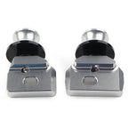 Silver Moto Chain Adjustment Bracket Screws for Honda CB650R (2019-2023)