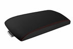 Leather Console Lid Armrest Cover for Ford Flex (2009–2019) Red Stitch