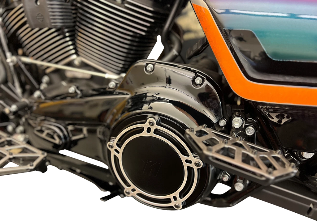 KODLIN USA Derby Cover for Harley M8 Touring (2017–2023) - Black - NXL K25409