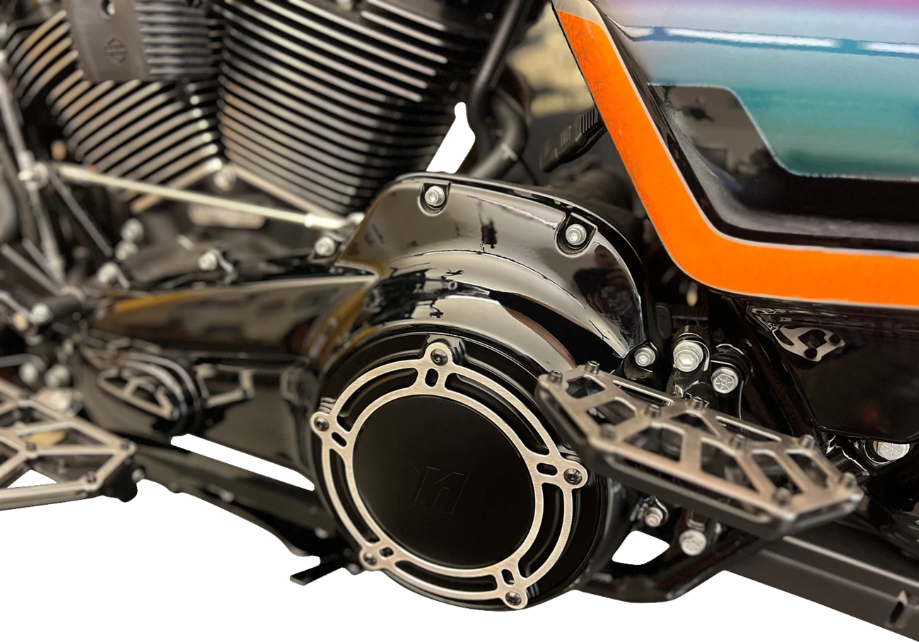 KODLIN USA Derby Cover for Harley M8 Touring (2017–2023) - Black - NXL K25409
