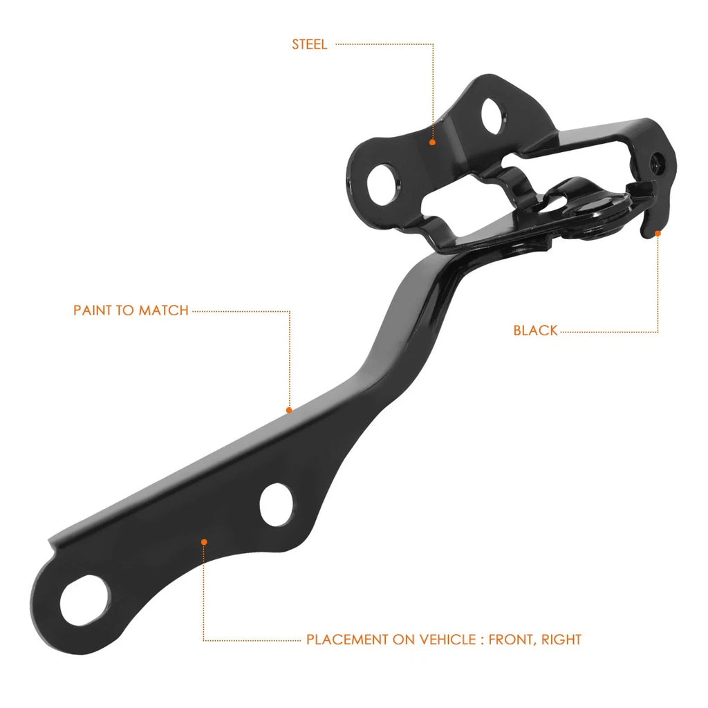 Fog Light Bezel for Toyota Highlander (2020–2023) Black Right Side