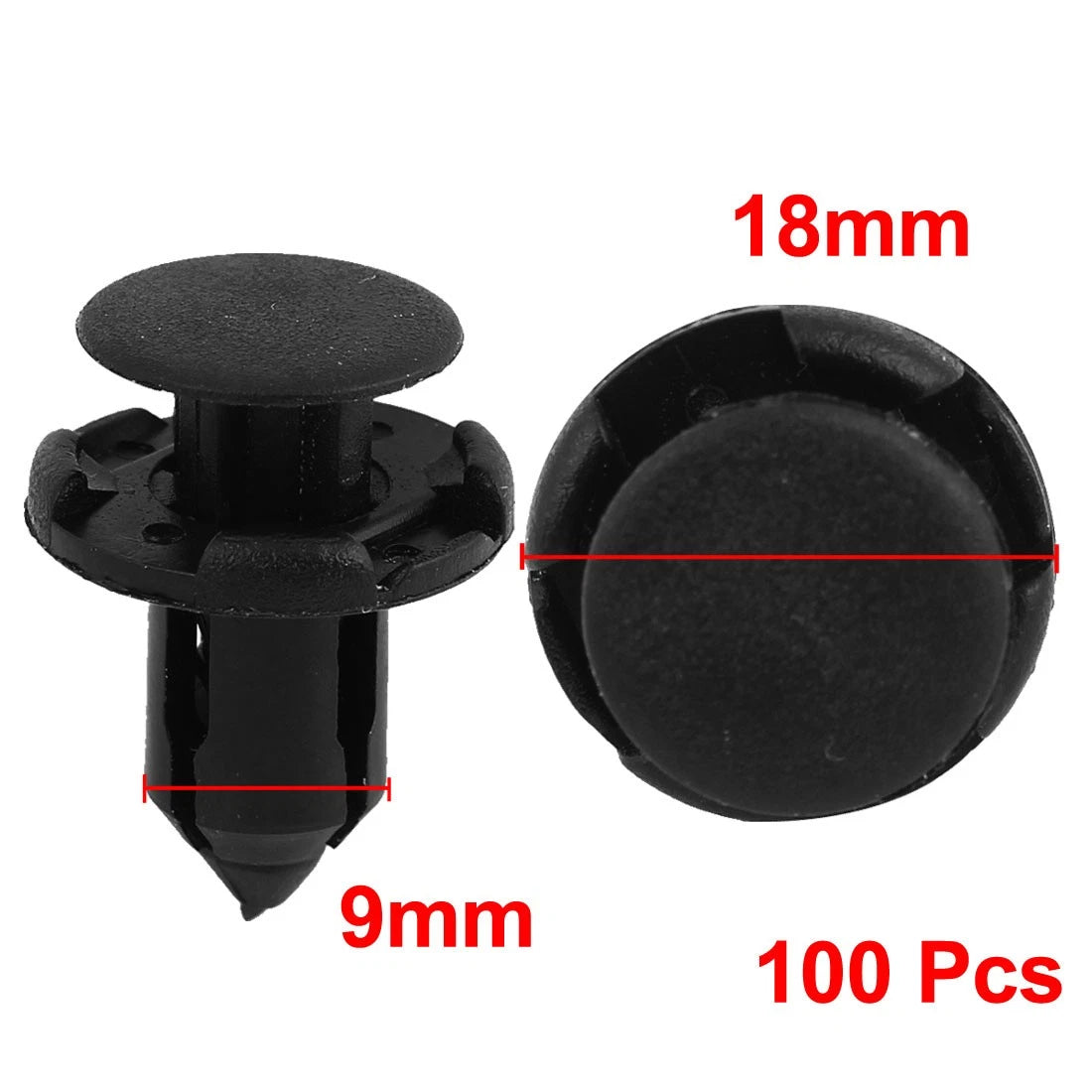 100Pcs Push Type Mudguard Retainer Bumper Clip MR200300 for Mitsubishi Honda
