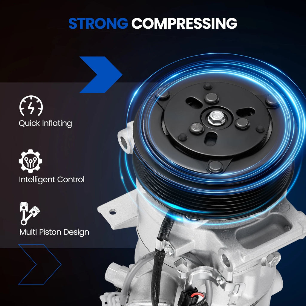 A/C Compressor for Kia Forte 2014–2016, Forte Koup 2014–2017