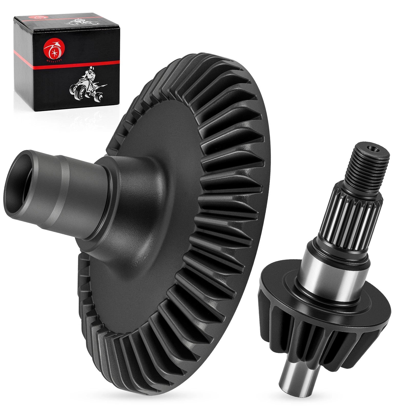 Rear Differential Gear Ring Pinion for Honda Rancher 420, Foreman 500, Rubicon 520 (2000–2023)