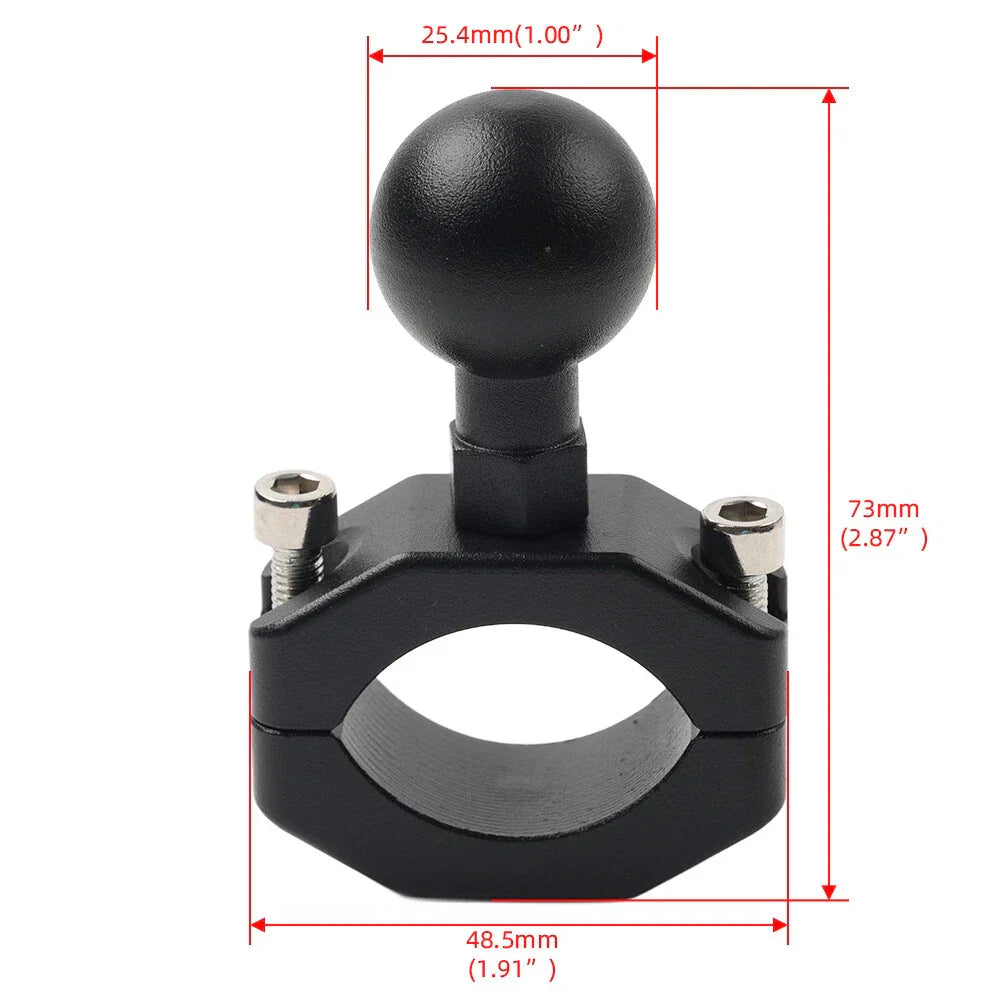 GPS Phone Holder Bracket Clamp Stand for Motorcycle Handlebar