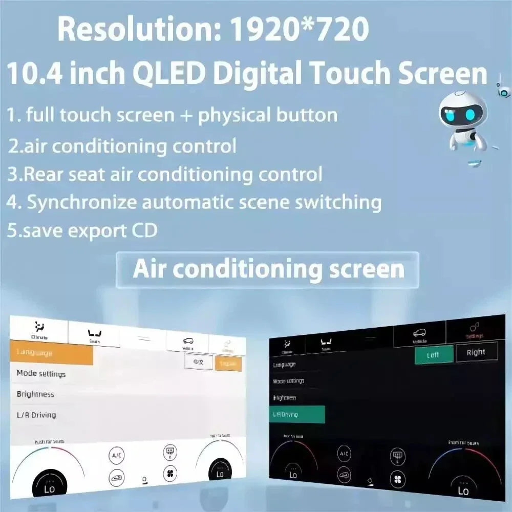 AC Control Touch Screen for Range Rover Vogue L322 V8 (2003-2010)