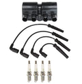 Ignition Wires Coil Set of 4 Spark Plugs for Chevy Aveo5 Pontiac Wave (2004–2011)