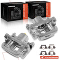Pair Rear Brake Calipers with Brackets for Nissan Rogue (2008–2015)