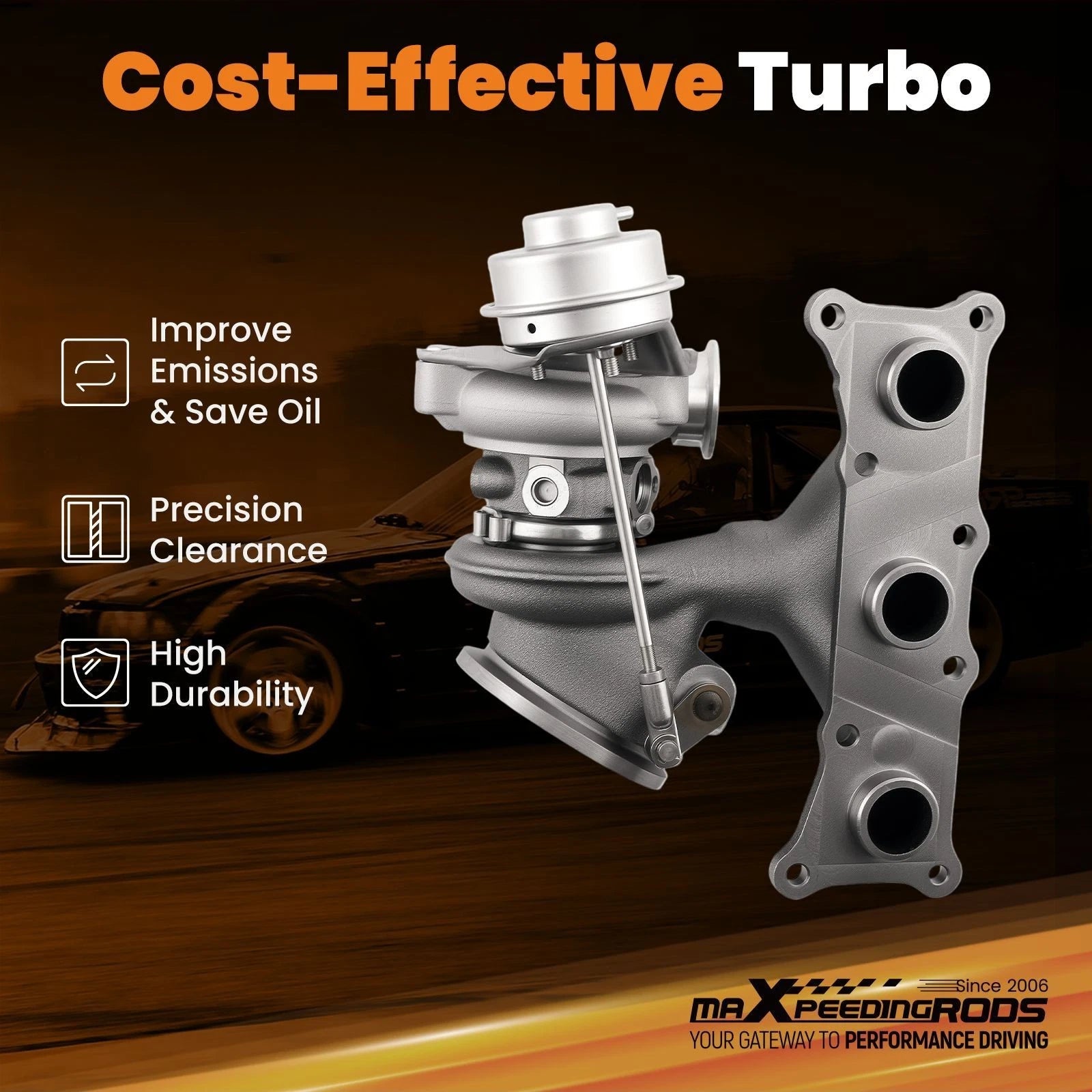 Billet Wheel Turbocharger for BMW 135i 335i 335xi N54 (2007–2013) 49131-07031