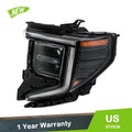 Headlight for GMC Sierra 1500 (2022–2024) Driver Side Clear Housing