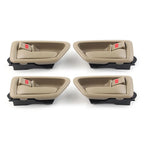 Set of 4 Interior Rear Right Side Door Handles for Toyota Camry (1997–2001)