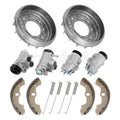 Front L/R Brake Cylinder & Drum Kit for Honda Rancher 400 TRX400 (2004–2007)