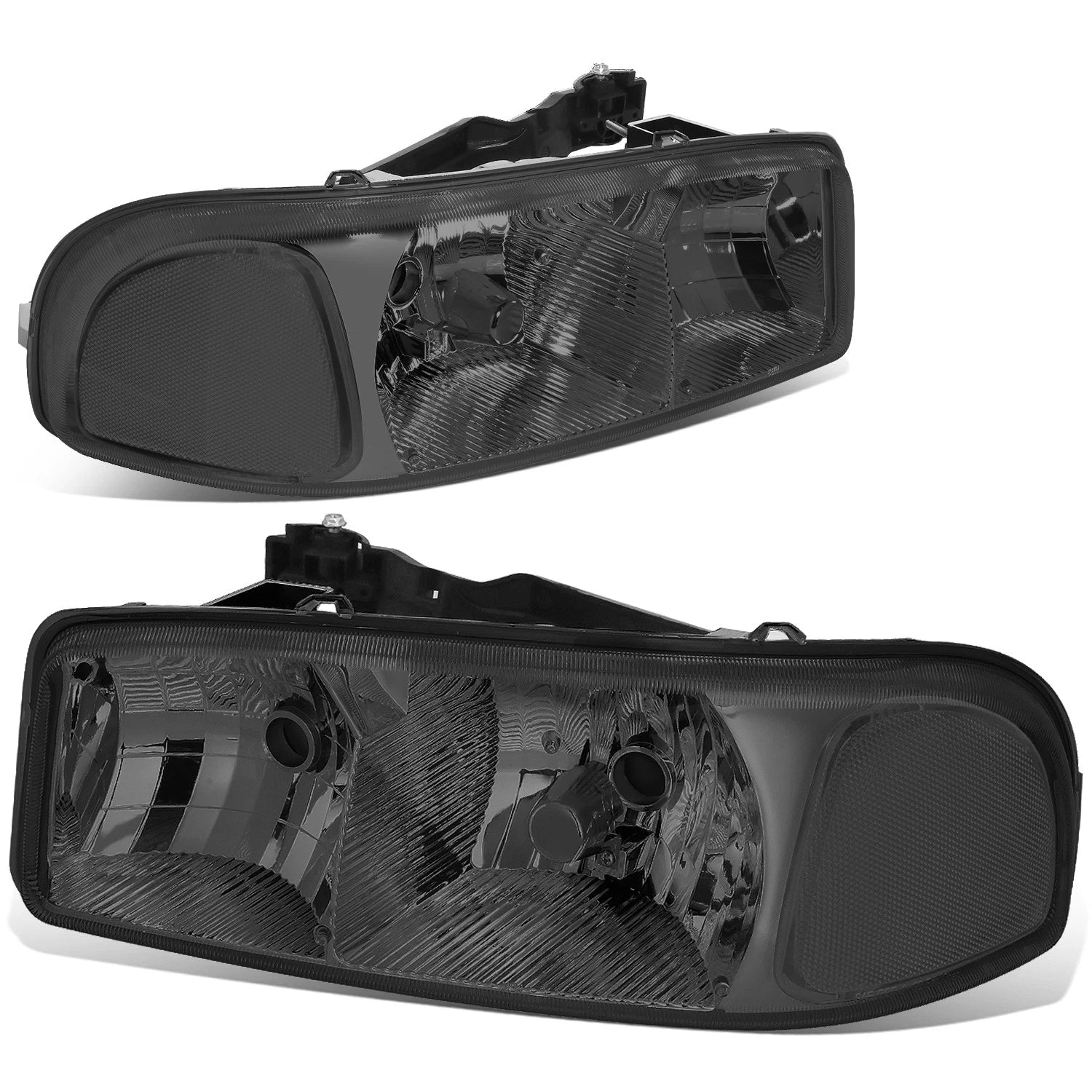 Smoked Corner Headlight Lamps for GMC Sierra 1500 Yukon (1999–2007)