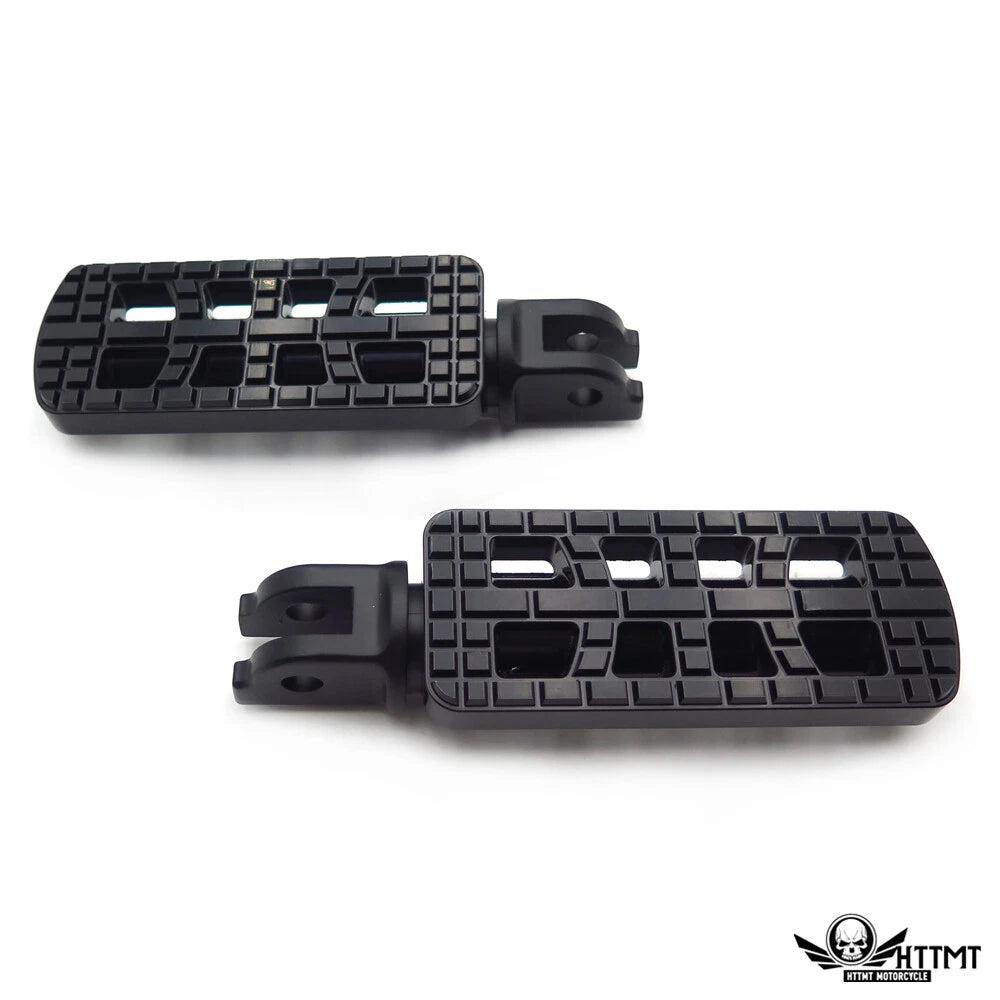 CNC Rider Footpegs for Harley Breakout FXBR (2018–2019) - Black, Raised Knubs
