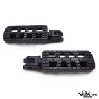 CNC Rider Footpegs for Harley Breakout FXBR (2018–2019) - Black, Raised Knubs