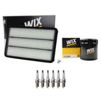 Wix Engine Air Oil Filters & NGK 6 G-Power Platinum Spark Plugs for Camry V6