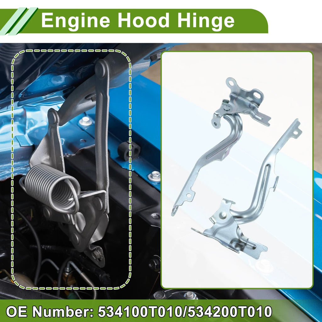 Hood Hinges Set of 2 for Toyota Venza (2009–2017) No. 534100T010