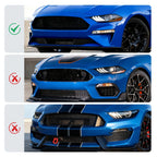 Front Bumper Lip Splitter for Ford Mustang GT (2018–2023) Matte Black