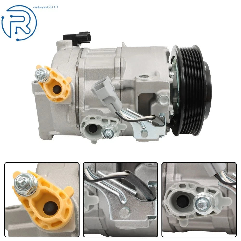 A/C Compressor & Clutch 12V for Chrysler 300, Dodge Challenger (2005–2023)