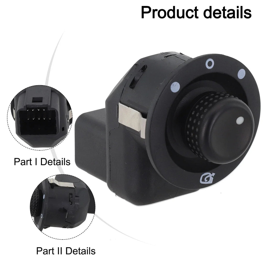 Power Rearview Mirror Switch Button for Renault Clio Captur
