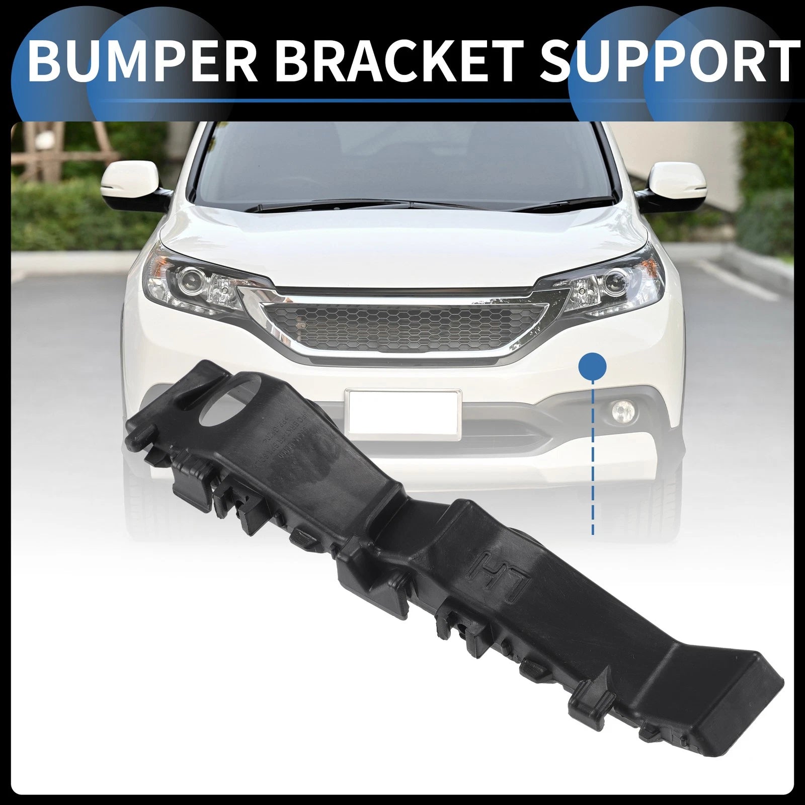 Left Front Bumper Retainer Bracket No. 86513D4000 for Kia Optima (2016–2020)