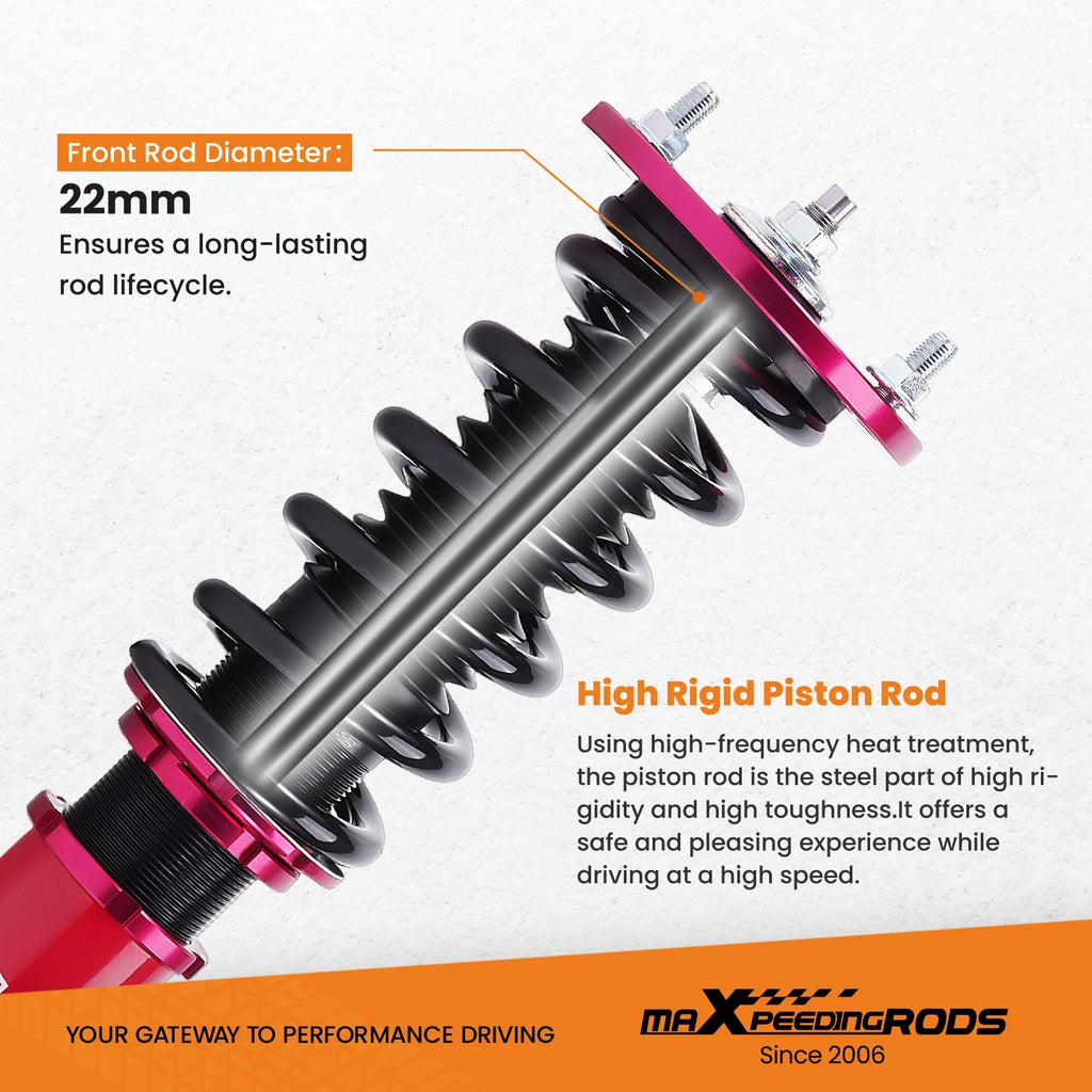 Coilovers Shock Suspension for Honda Accord DX/EX/LX (1990–1997)