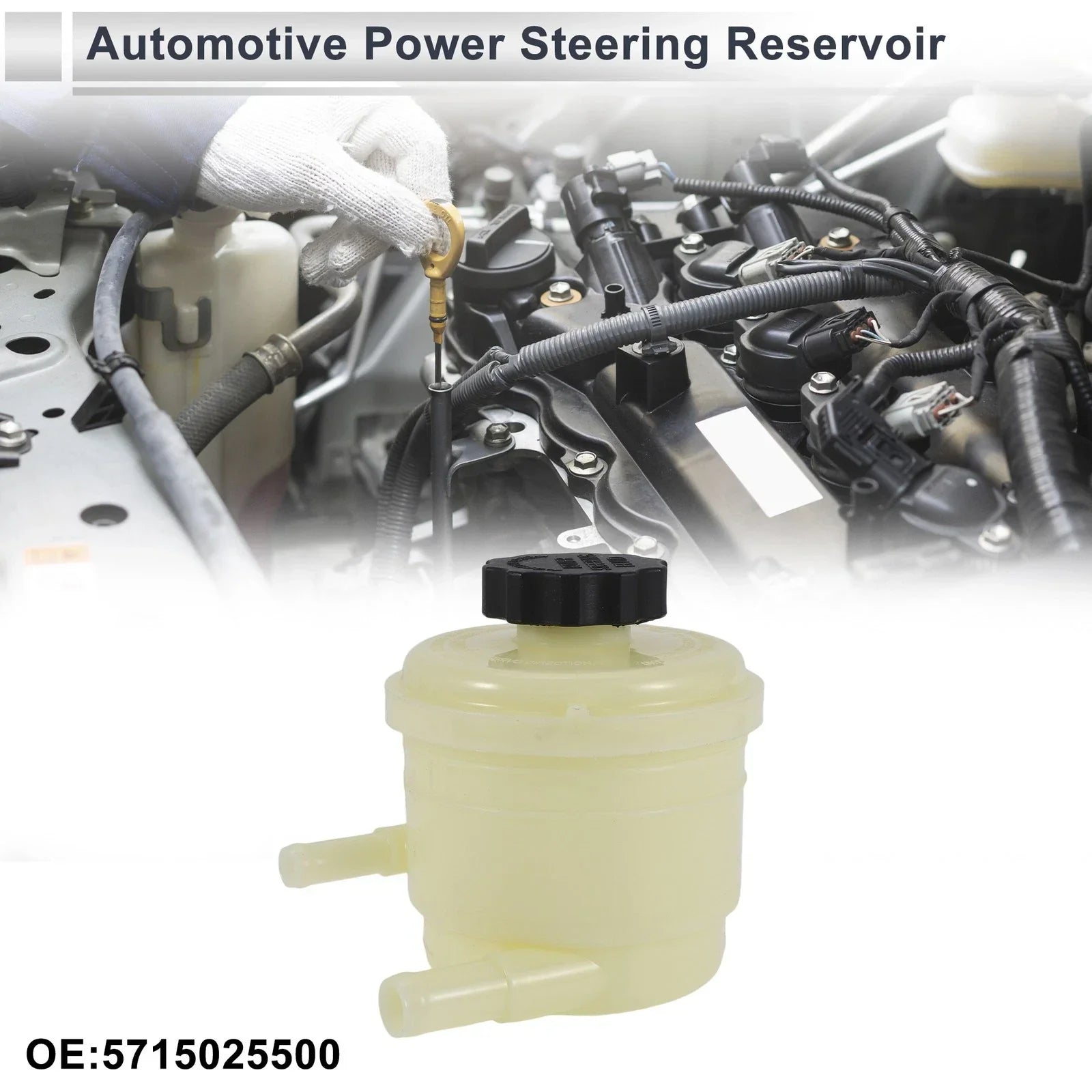 Power Steering Reservoir for Hyundai Accent (2001-2002) 1 x Beige