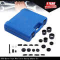 25-Piece Pneumatic Master Front Wheel Drive Bearing Adapter Tool Kit for