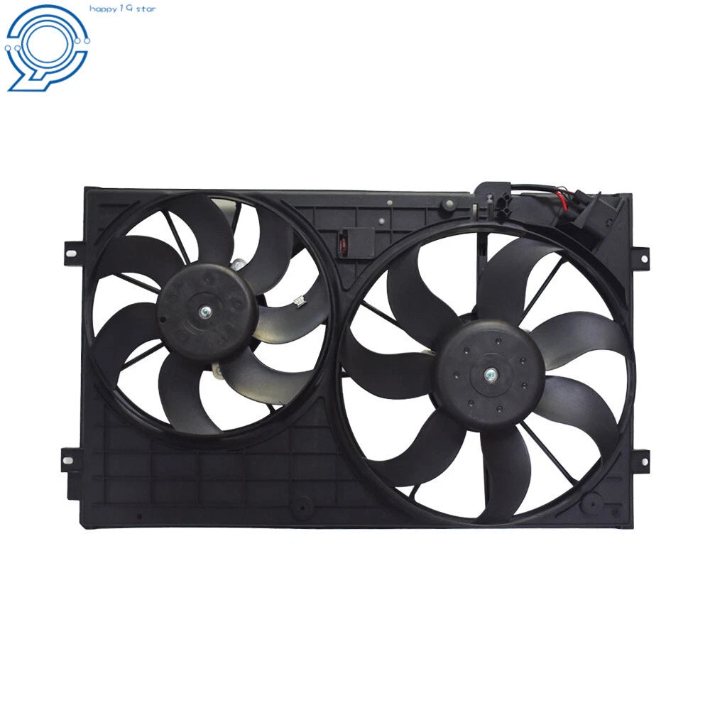 Radiator Cooling Fan Assembly for Volkswagen Golf Jetta Rabbit Beetle (2006–2014)