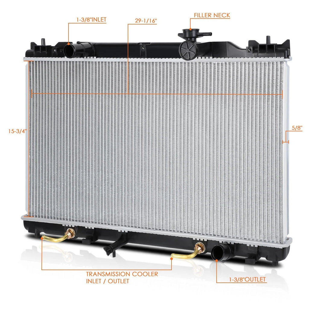 Aluminum Core Radiator for Toyota Camry L4 AT (2002–2006) DPI-2437