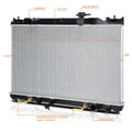 Aluminum Core Radiator for Toyota Camry L4 AT (2002–2006) DPI-2437