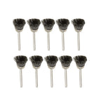 10PCS Brass Wire Brush Wheel Cup for Rotary Tools