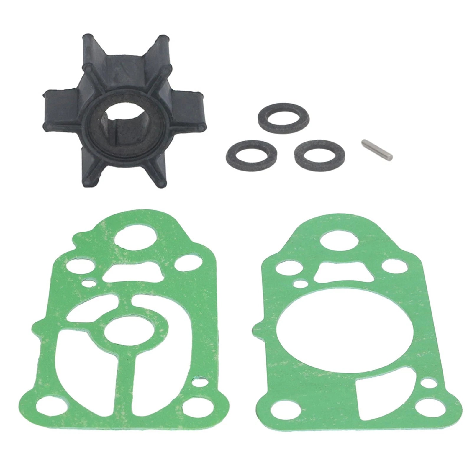 Outboard Water Pump Impeller & Gasket Set for Mercury Mariner 2-S (161543, 161603)