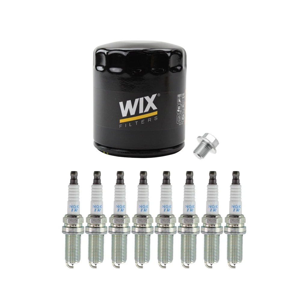 Wix Engine Oil Filter & NGK 8 Laser Iridium Spark Plugs for LX470 Tundra (1998–2007)