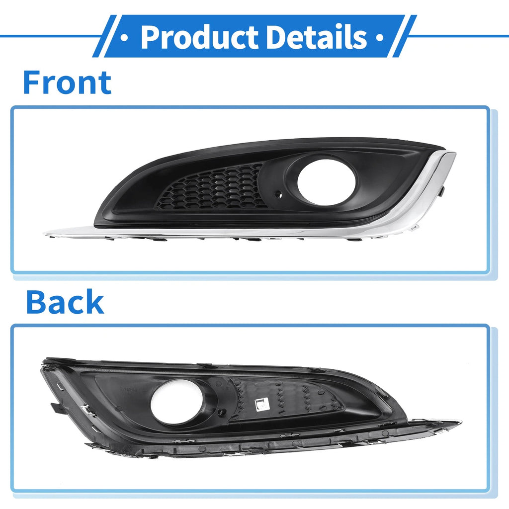 1 Pc Fog Light Grill for Buick Regal (2014–2017) No. 23142357